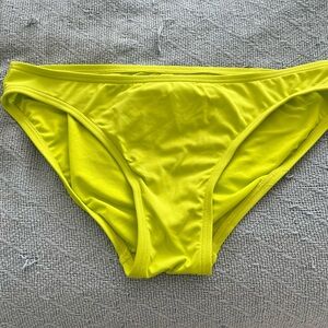 Michael Kors bikini bottoms- never worn. Lime green. Size S